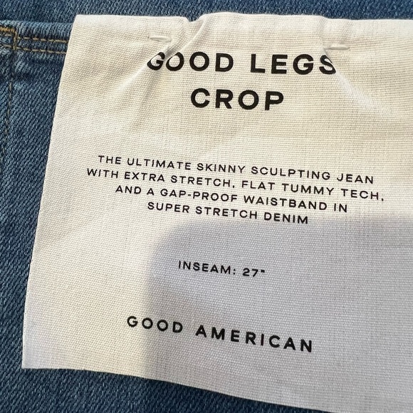 Good American Dark Blue Ankle Jeans as - Picture 9 of 9